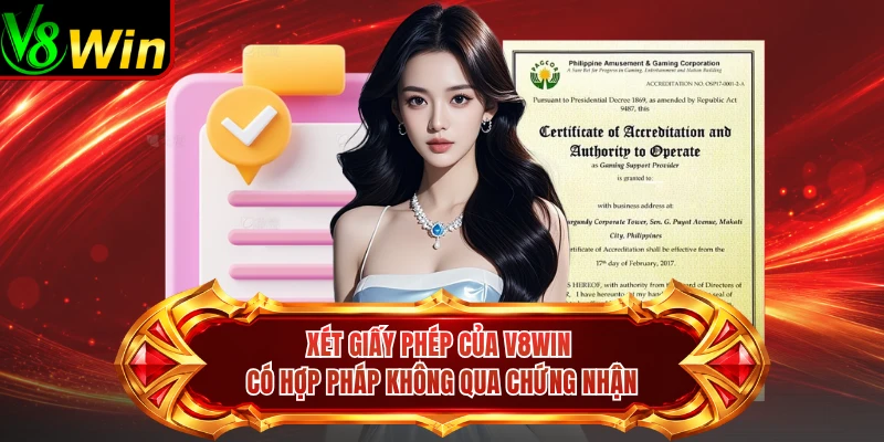 Xét Giấy Phép Của V8win Có Hợp Pháp Không Qua Chứng Nhận